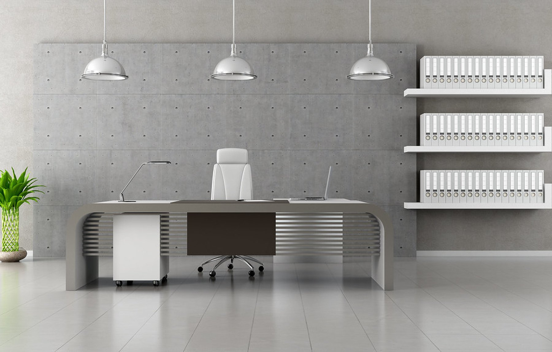 Office cleaning &mdash; representative imagery, not a specific Perham Services job